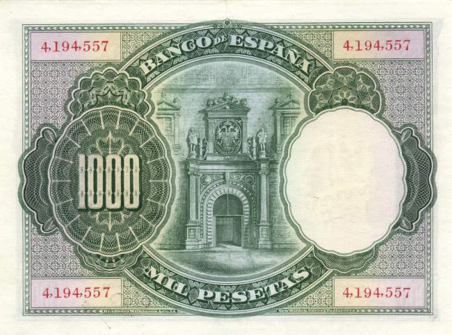 1000 Pesetas 10.7.1925